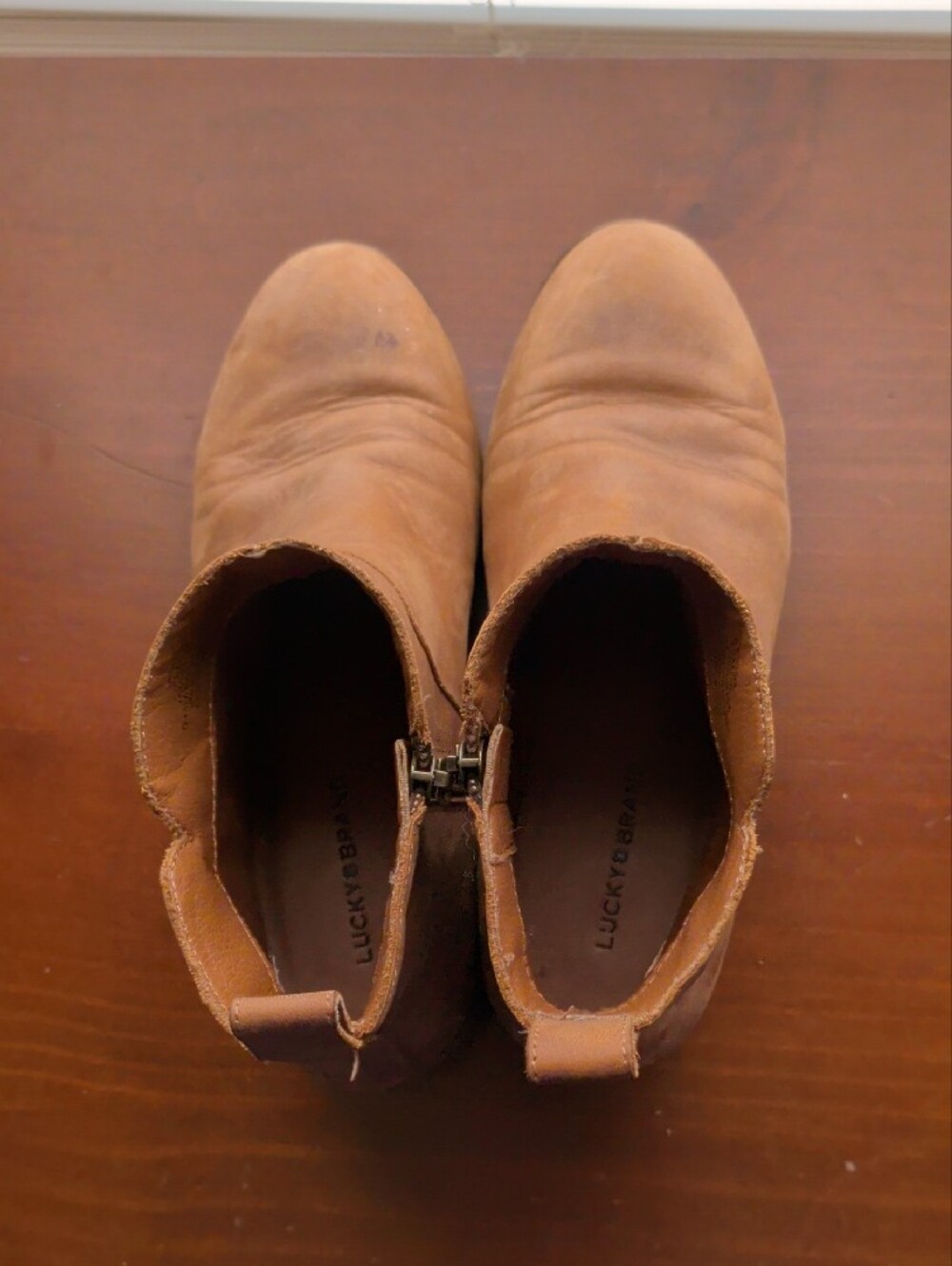Lucky Brand Women's Brown Ankle Booties - Size 7.5 - Picture 10 of 12